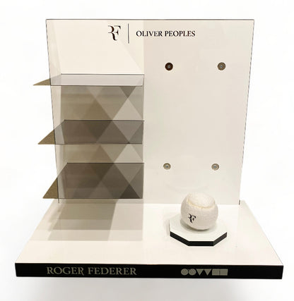 Roger Federer x Oliver Peoples Countertop Retail Display – New in Box