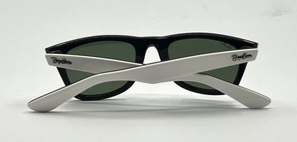 Ray-Ban RB2140 Wayfarer 956 Gloss White G-15 Sunglasses Made in Italy