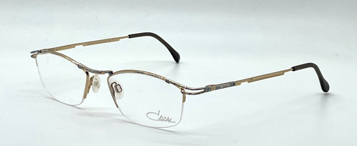 CAZAL 409 Col. 820 Vintage Eyeglasses-Made in Germany-Unworn/Deadstock-51mm