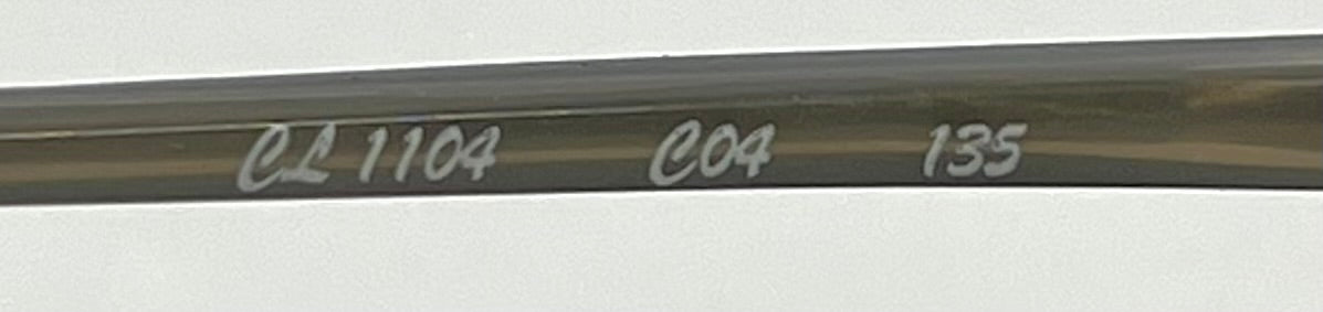 Chloé CL 1104 C04 Y2K Vintage Sunglasses w/New Crimson Red Custom Lenses-France