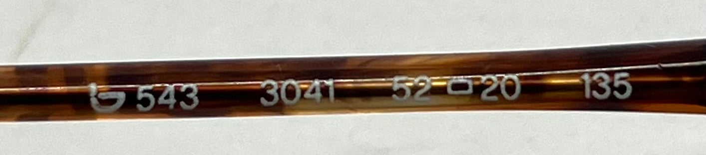 Byblos 543 Vintage Gold Tortoise Sunglasses-New Espresso/Amber Fade Custom Lenses