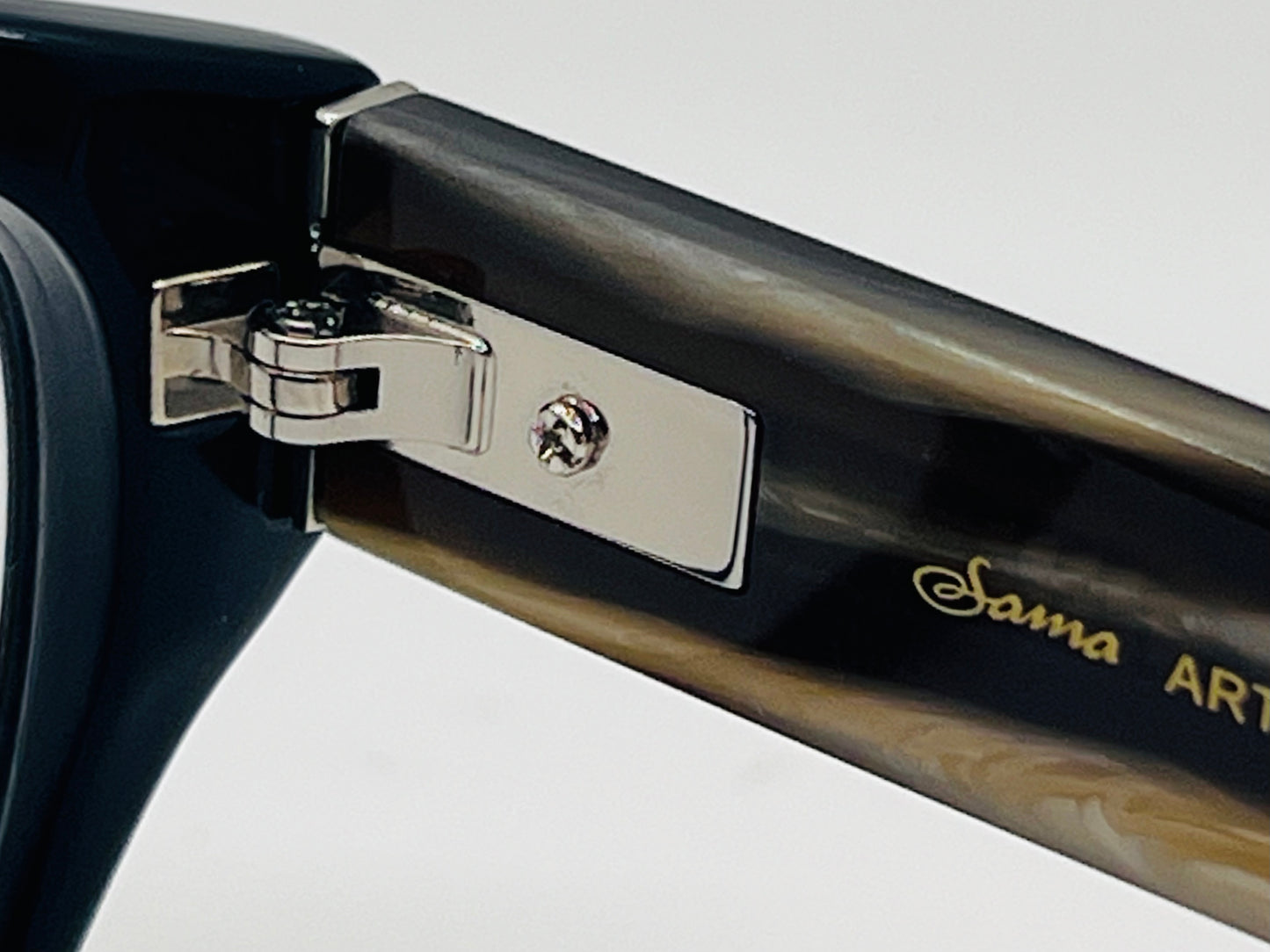 Sama Eyewear Arte 3 Eyeglasses-Brand New W|Original Snake Skin Case-55Mm- Made In Japan