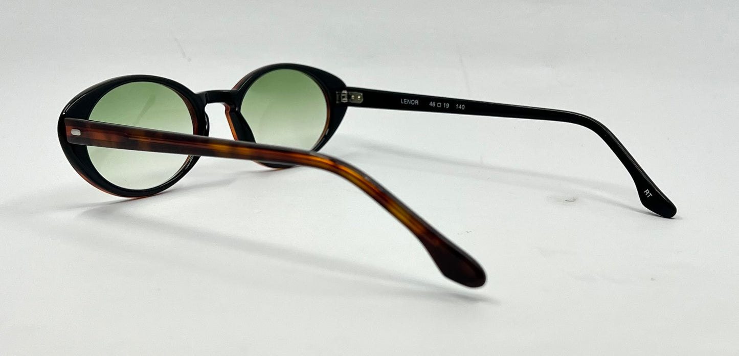 No Name Los Angeles “Lenor”-Deadstock Sunglasses w/New Gradient Tinted Custom Lenses-Japan
