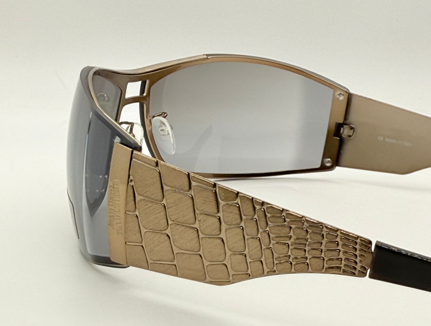 Jean Paul Gaultier Sjp 103 Col R80X-Y2K Deadstock Shield Sunglasses-Full Kit Italy