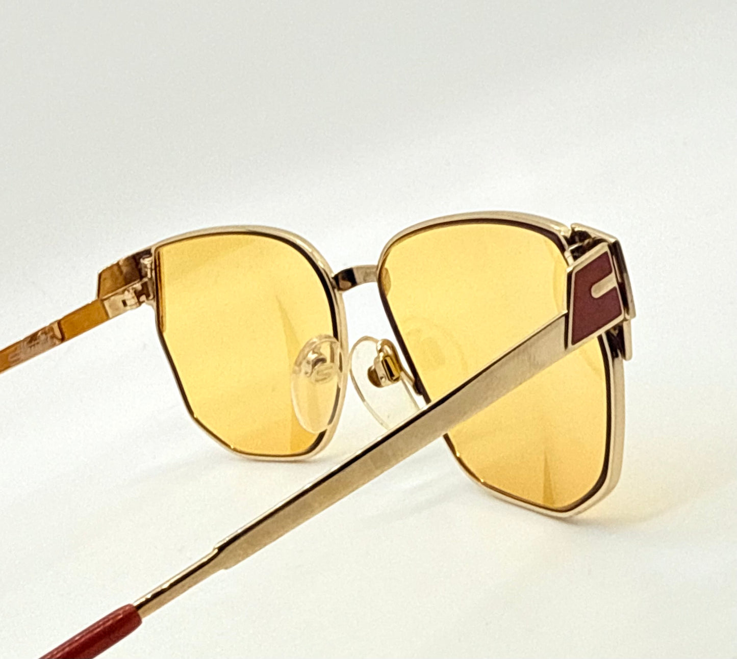 Silhouette M6114 | V6020 Vintage Sunglasses 55mm| w|New Amber Day|Night Custom Lenses | Deadstock Austria
