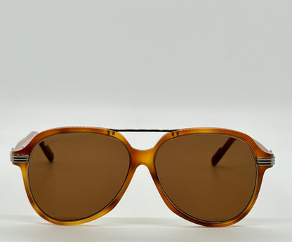 Cartier Ct0419S 003 Havana Sunglasses-Unisex Fit-Zeiss Lenses-Authentic Luxury Frame