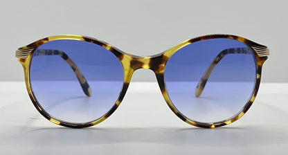 Yves Saint Laurent 5023 Y822 Sunglasses w|New, Custom Blue Gradient Lenses-Vintage Deadstock