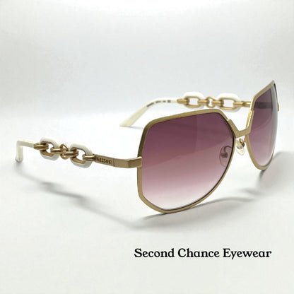 Missoni Mi66601 Special Edition White|Gold Sunglasses – Deadstock Unworn