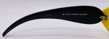 Linda Farrow X Prabal Gurung Pg|17|5 Cat-Eye Sunglasses-Bold Yellow & White Acetate With Gradient Blue Lenses