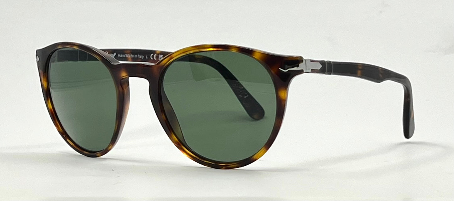 Persol 3152-S 9015/31 Handmade in Italy – Havana w/ Original Green Crystal Lenses