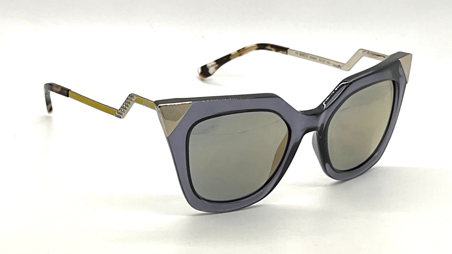 FENDI FF0060/S Y2K Deadstock Optyl Geometric Sunglasses Italy 52-20