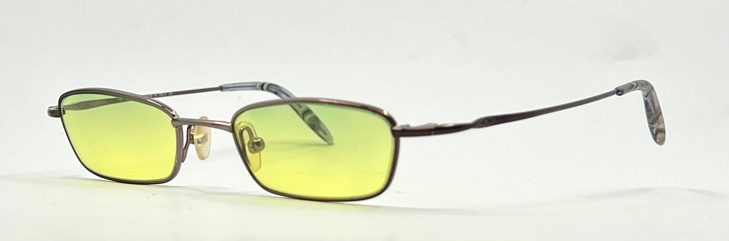 Valentino V5258 019B-Y2K Sunglasses w/New Yellow Gradient Tinted Custom Lenses