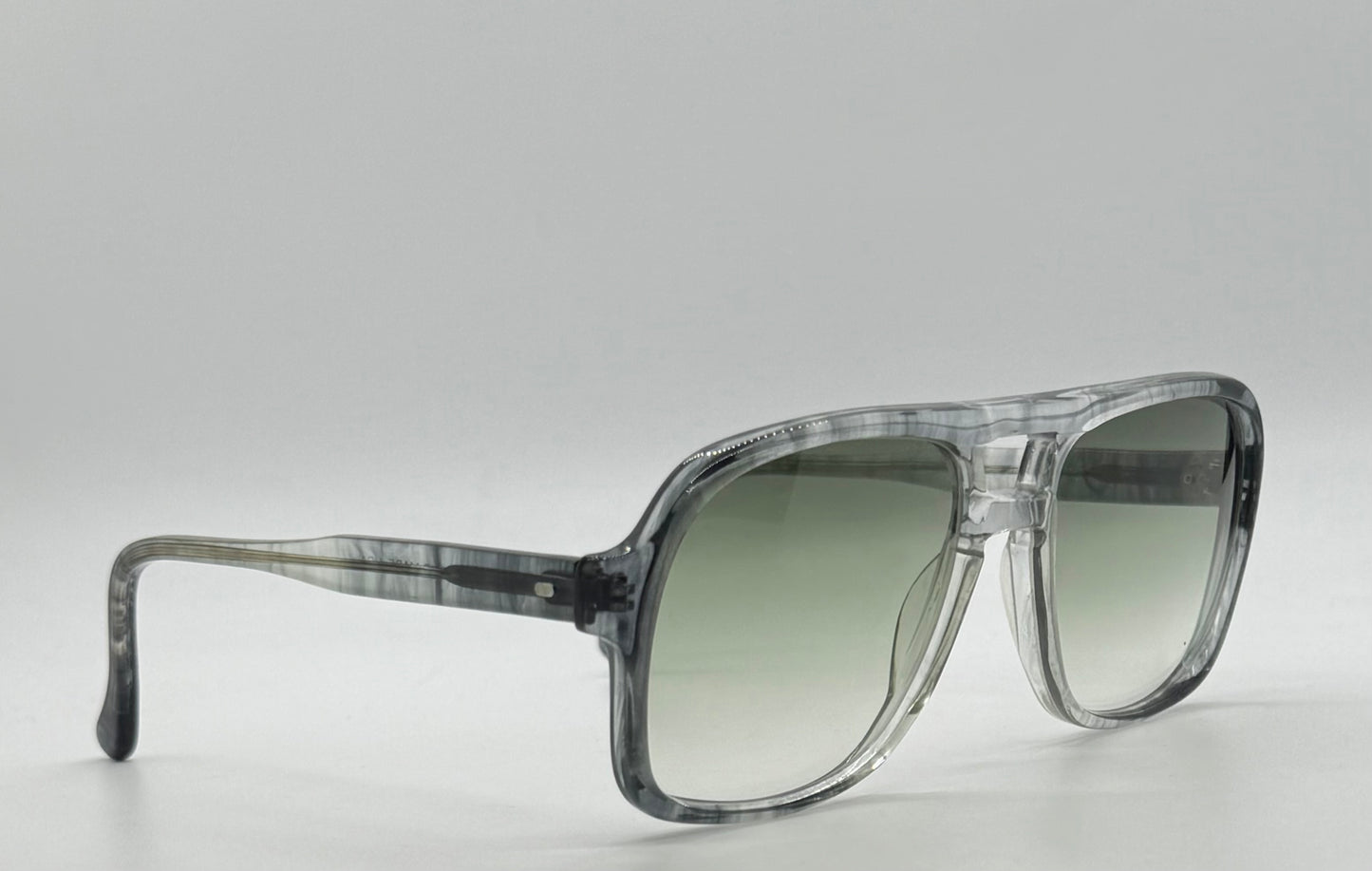 Sro 140 Handmade Usa Vintage Sunglasses W| New, Custom Gradient Aquamarine Lenses