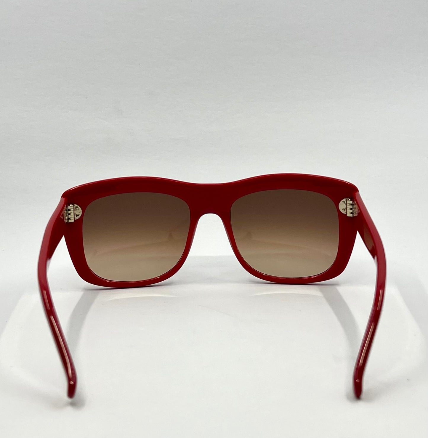 Guise By Benjamin Eyewear Stein Sunglasses – Glossy Red Acetate-Nos|Unworn