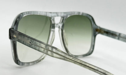 Sro 140 Handmade Usa Vintage Sunglasses W| New, Custom Gradient Aquamarine Lenses