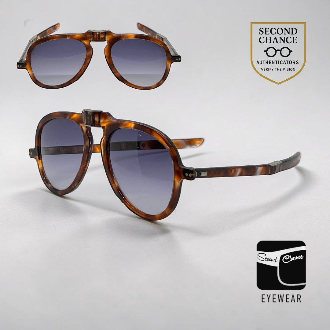 Revue F1 C2-Vintage Folding Sunglasses-New/Custom Lenses-France