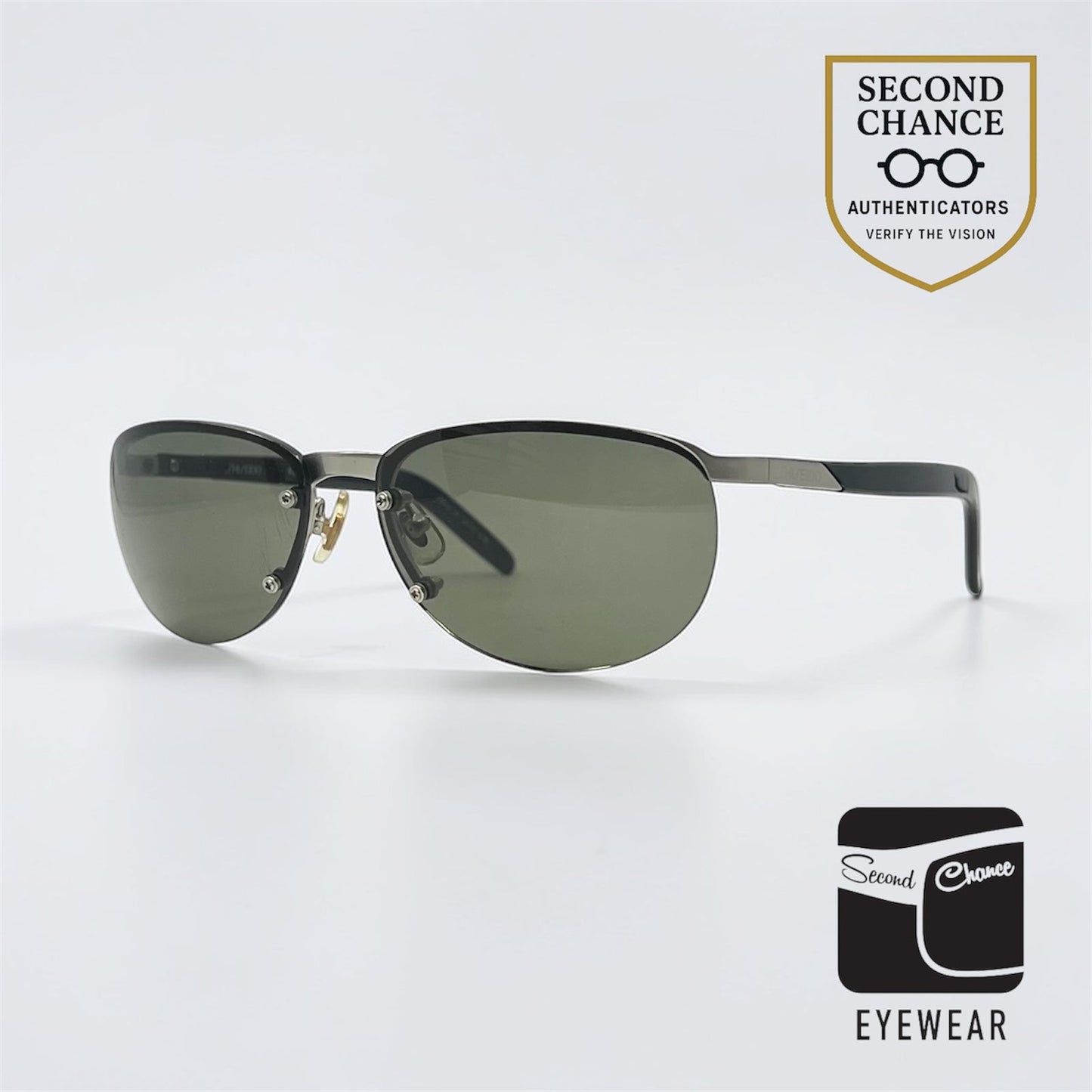 Shiseido 6017 Rimless Sunglasses Japan Y2K Vintage-UNWORN-59mm