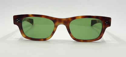 Jean Lempereur 3022 Vintage Sunglasses w/New Solid Green Custom Lenses- France-51mm