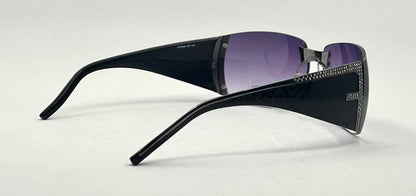 Fendi FS349R Y2K Shield Sunglasses 001 Unworn Purple Gradient Lenses-Japan