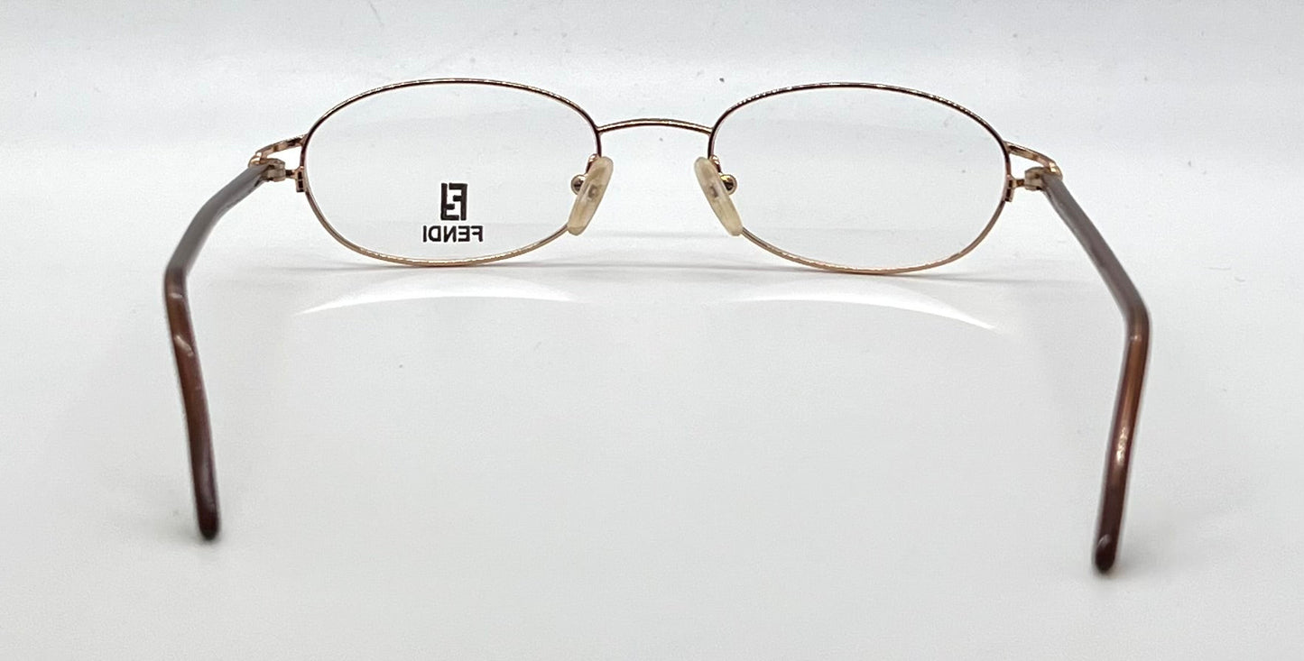 Fendi F522 Salmon Unworn/NOS Oval Eyeglasses-Made Italy 50mm