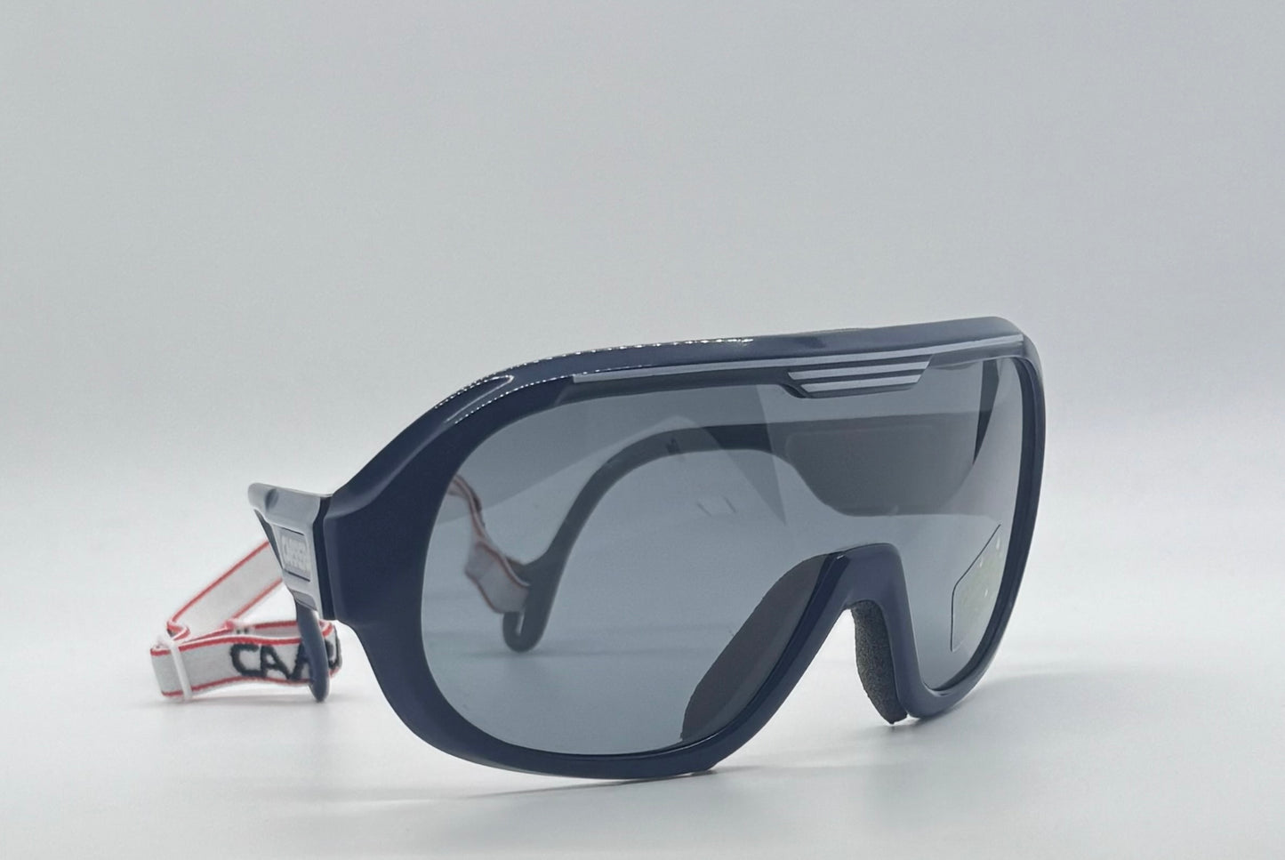 Vintage Carrera Polarisation Shield Sunglasses – Navy Blue – Unworn Deadstock (Austria)