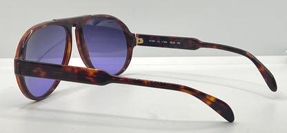 Silhouette M2095 Vintage Aviator Sunglasses w|New Violet Custom Lenses