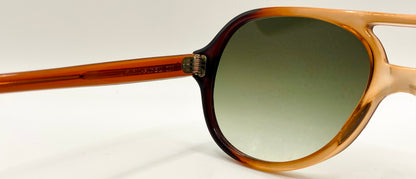 Vintage American Optical Flexi-Fit 6M Z87 Safety Glasses-Deadstock w|New, Custom Gradient Aquamarine Berko’s Designs Lenses