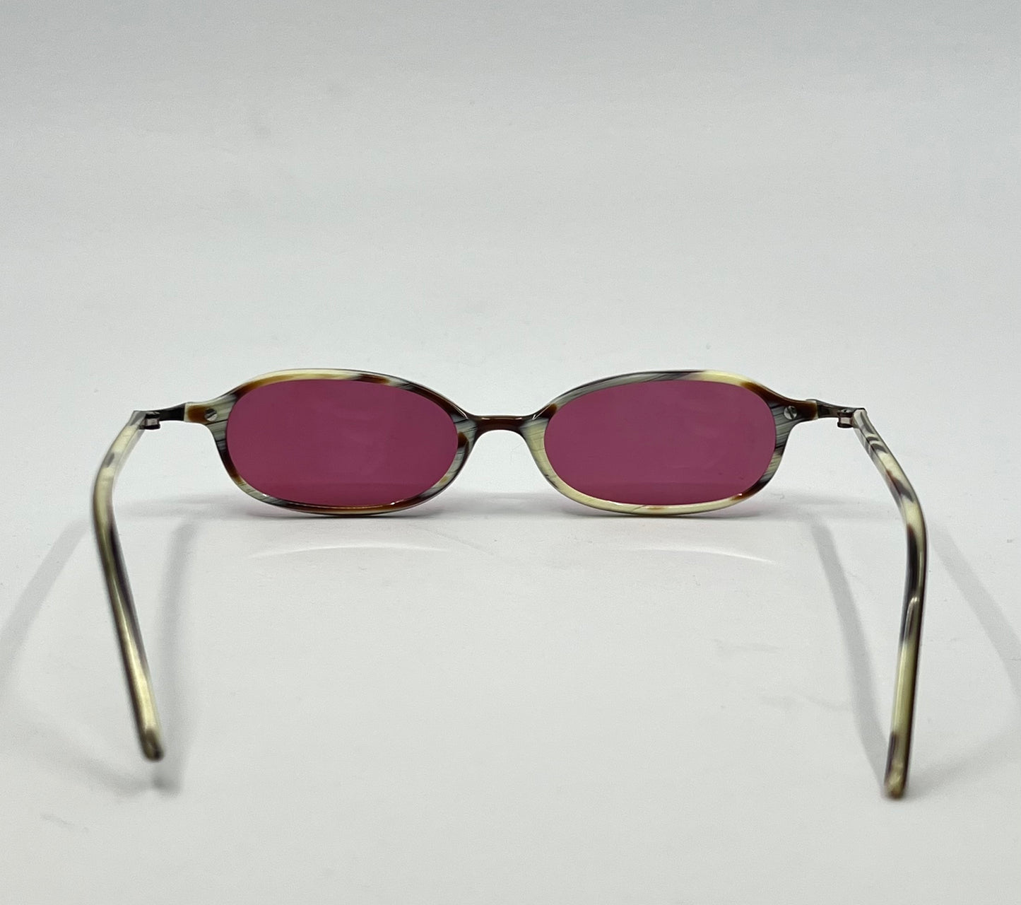 Valentino Vintage Sunglasses w|New Solid Pink Custom Tinted Lenses-Italy-Unworn