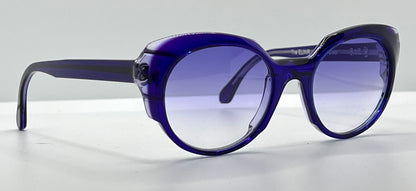 Struktur “Elixir”-Purple Clear Acetate Sunglasses W|New, Custom Lavender Gradient Lenses-New|Unworn-France