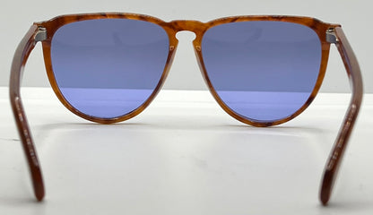 Gianni Versace 465 909 Vintage Sunglasses W|New Solid Blue Custom Lenses-54Mm-Unworn|Nos