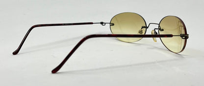 SPEKTEK S42- Y2K Rimless Oval Sunglasses-Unworn Original Gradient Lenses