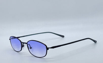Christian Dior CD 3589 20S-Y2K Blue Oval Sunglasses w/New Blue Sky Gradient Custom Lenses