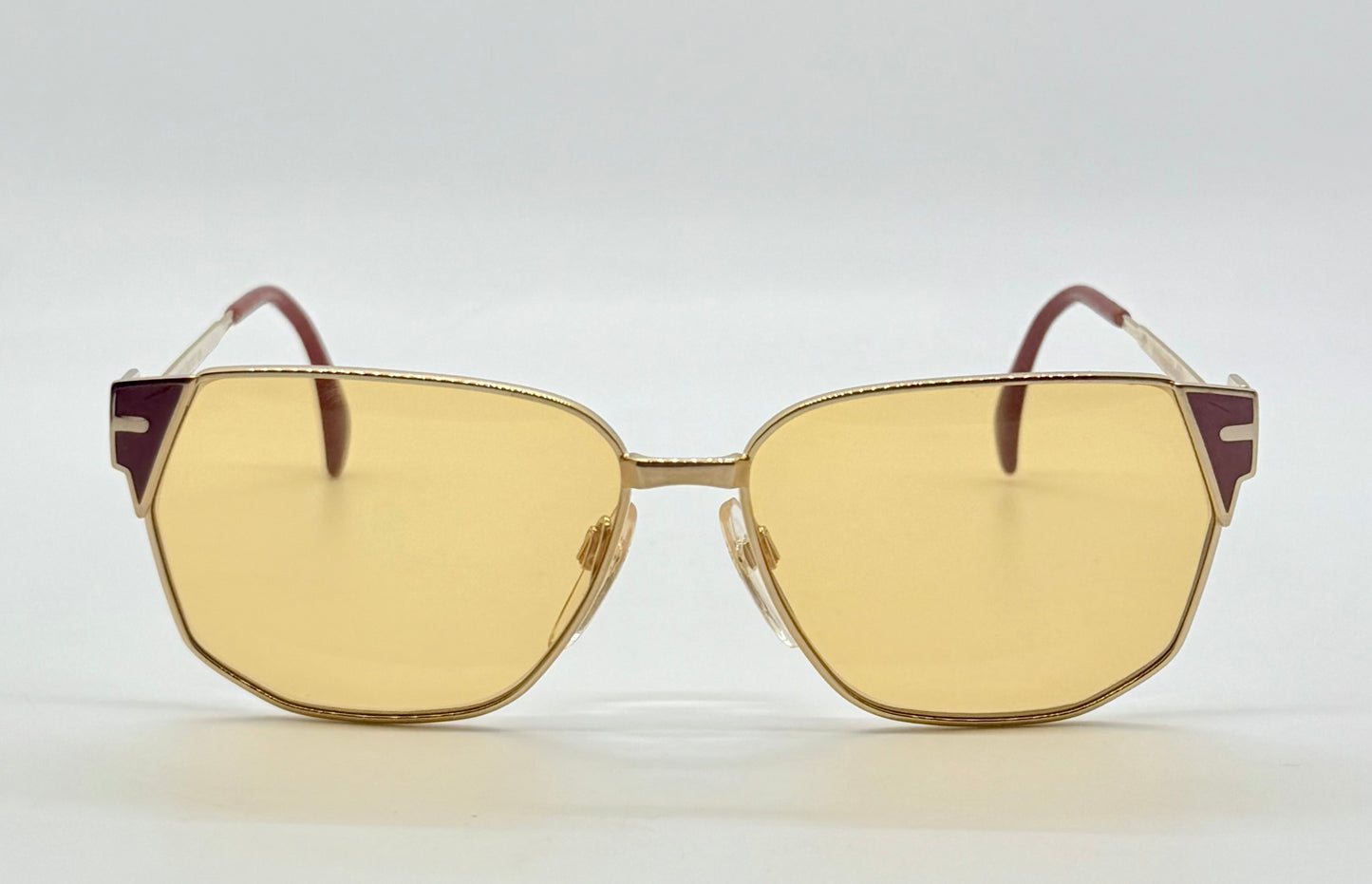 Silhouette M6114 | V6020 Vintage Sunglasses 55mm| w|New Amber Day|Night Custom Lenses | Deadstock Austria