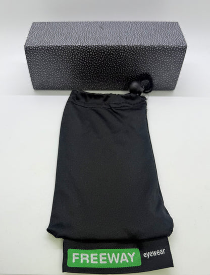 John Baldessari x Freeway Eyewear – “I Will Not Look at Any More Boring Art” – L.A. Rays Artist Series – Rare C1 – Full Kit-Unworn