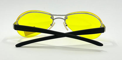 POLO SPORT Ralph Lauren 1036/S W8BPU Y2K Vintage Sunglasses-Yellow Lenses-63mm
