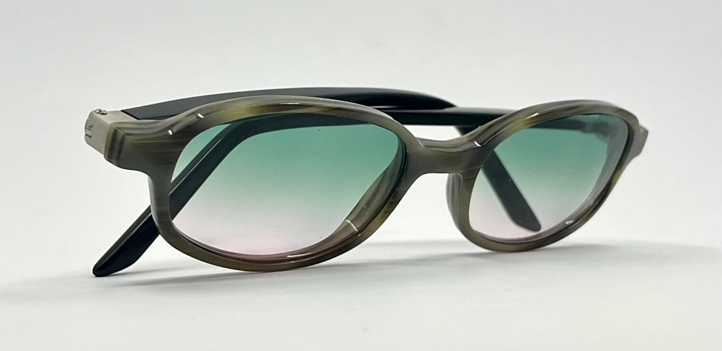 Alfred Dunhill 840A 029 Vintage Sunglasses w/New Gradient Tinted Custom Lenses-w/Case