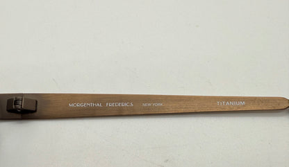 Morgenthal Frederics Maya Sunglasses – Handmade In Japan – Titanium & Acetate – Berko’S Designs Custom Gradient Lenses – New Full Kit