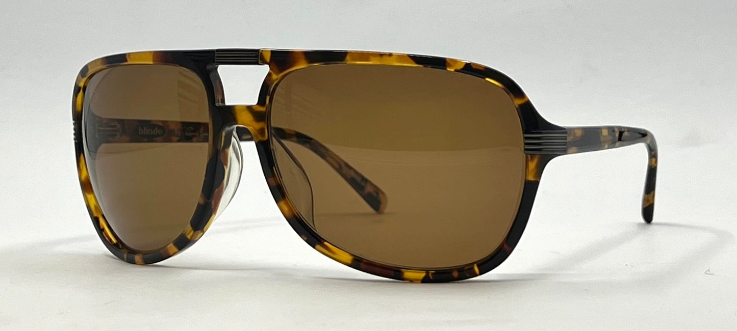 BLINDE by Richard Walker “SHELL OUT” TT Japan Oversized Aviator Sunglasses