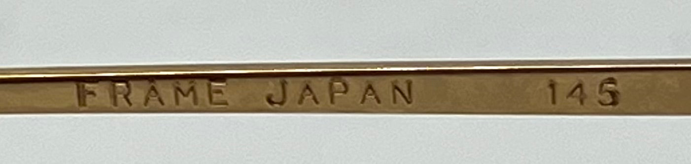 Hoya CP11 Vintage Gold Aviator Sunglasses-New Aqua Gradient Custom Lenses-Japan