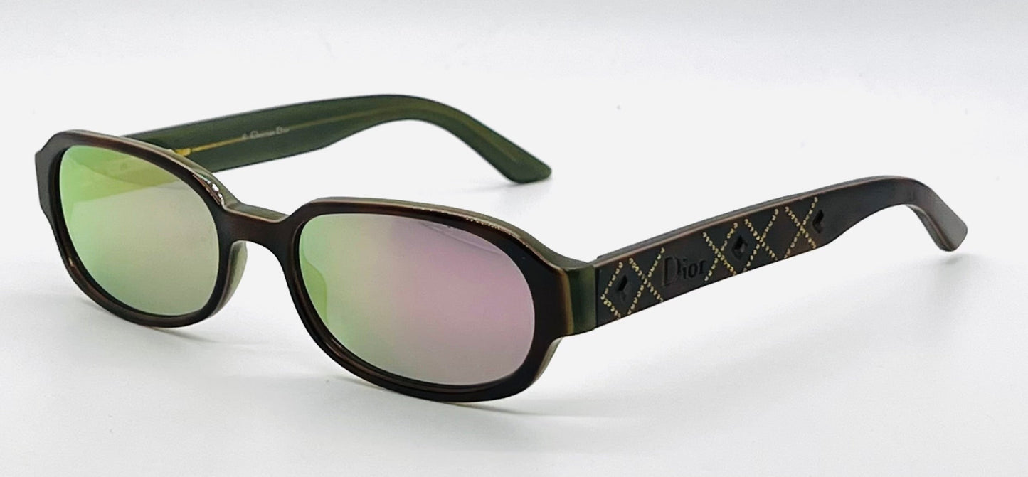 Christian Dior CD3094 X79 Vintage Sunglasses-New Flash Mirror Custom Lenses-53mm