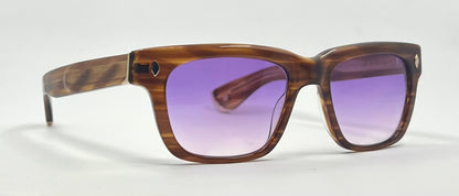 Garrett Leight x Officine Générale DB Sunglasses w/New, Custom Gradient Lenses-Full Kit/Unworn