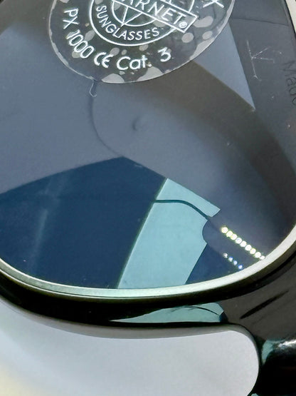 Vuarnet Vl1407 0001 Polarized Clip-On Sunglasses With Mineral Glass Lenses