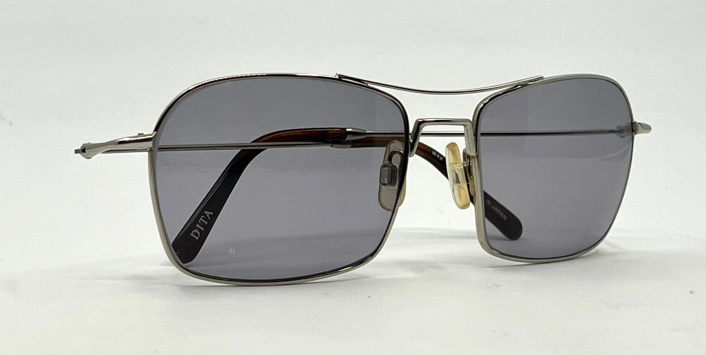 DITA WAX 9800A Made in Japan Rectangular Aviator Sunglasses-Y2K Vintage