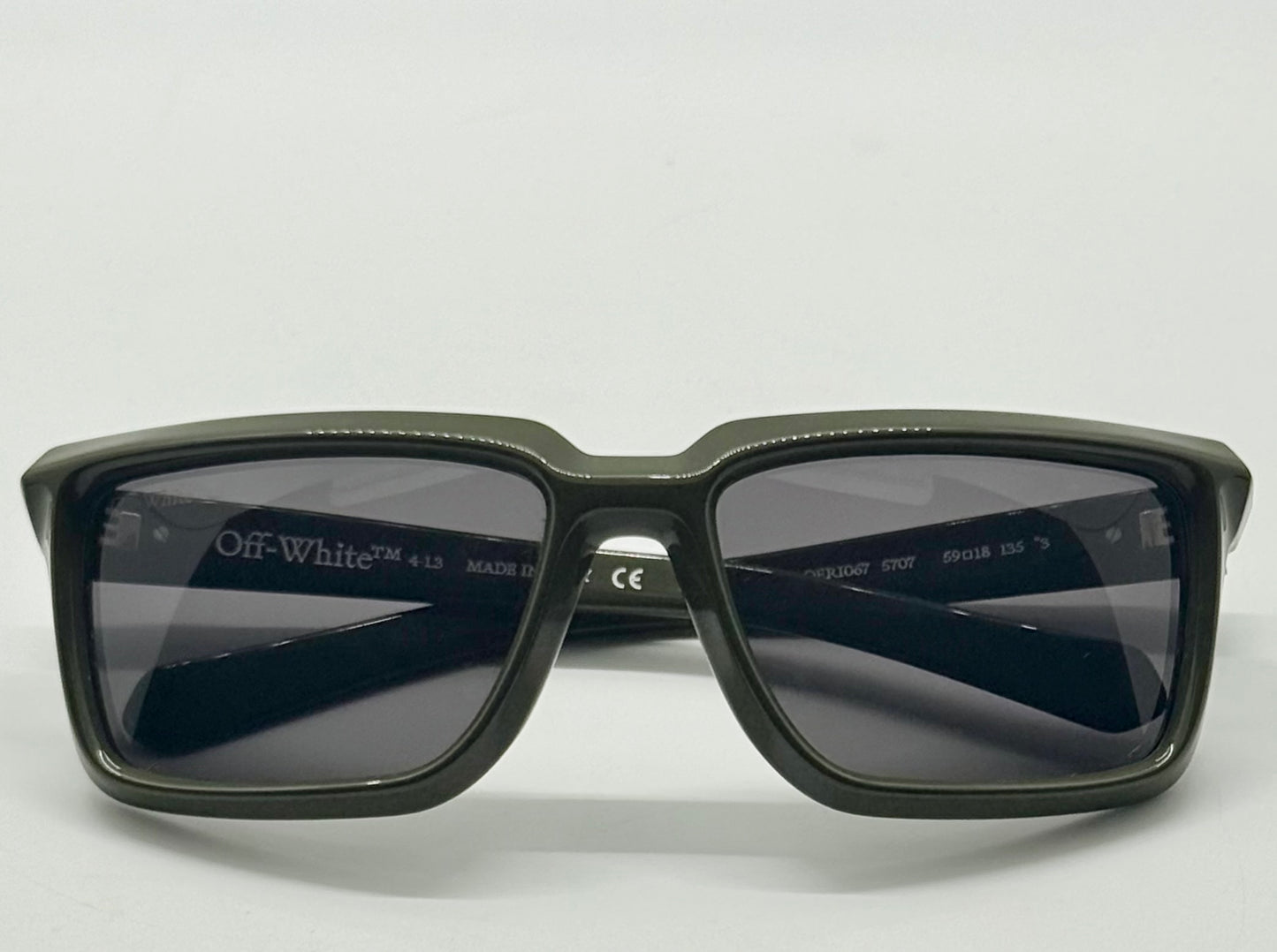 Off-White™ Oe Ri067 5707 Green Sunglasses-Rare Colorway-New|Unworn-Full Kit-59Mm