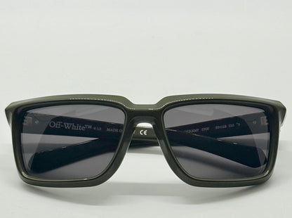 Off-White™ Oe Ri067 5707 Green Sunglasses-Rare Colorway-New|Unworn-Full Kit-59Mm