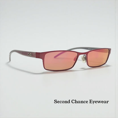 D&G 4159 Y2K Vintage Geometric Narrow Sunglasses Italy Red 51-17