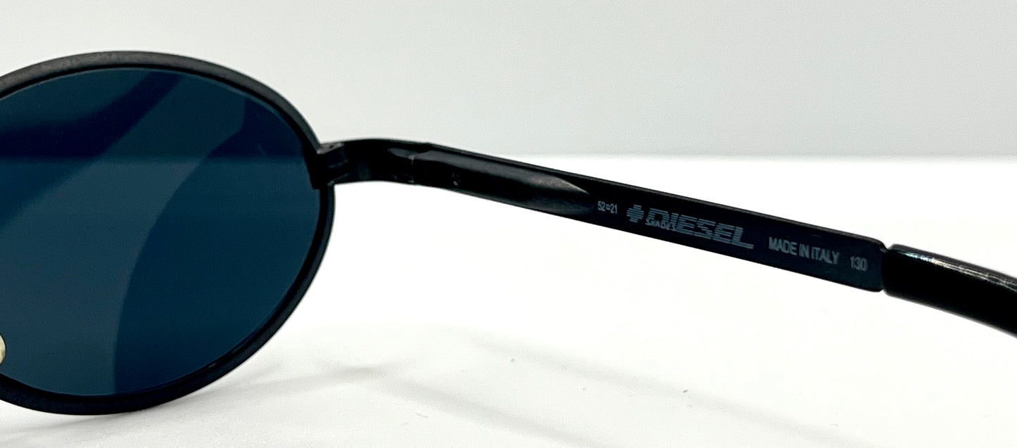 Diesel Write-Sun Sz3 Vintage Oval Sunglasses – Deadstock-Italy-Mirror Lens