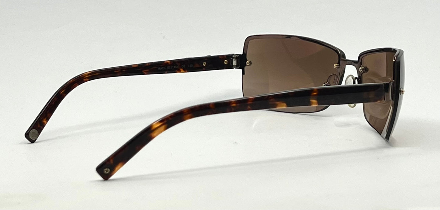 Collezione Zagato 2000/6 Red Crystal Vintage Sunglasses w/New Gradient Brown Custom Lenses