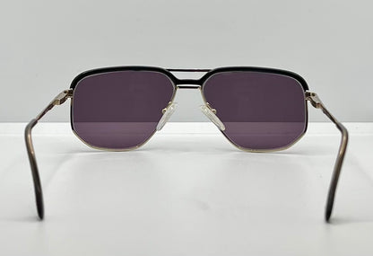 High Fashion Mod. 1729 – Italian Metal Vintage Aviator W|New, Custom Violet Grey Lenses