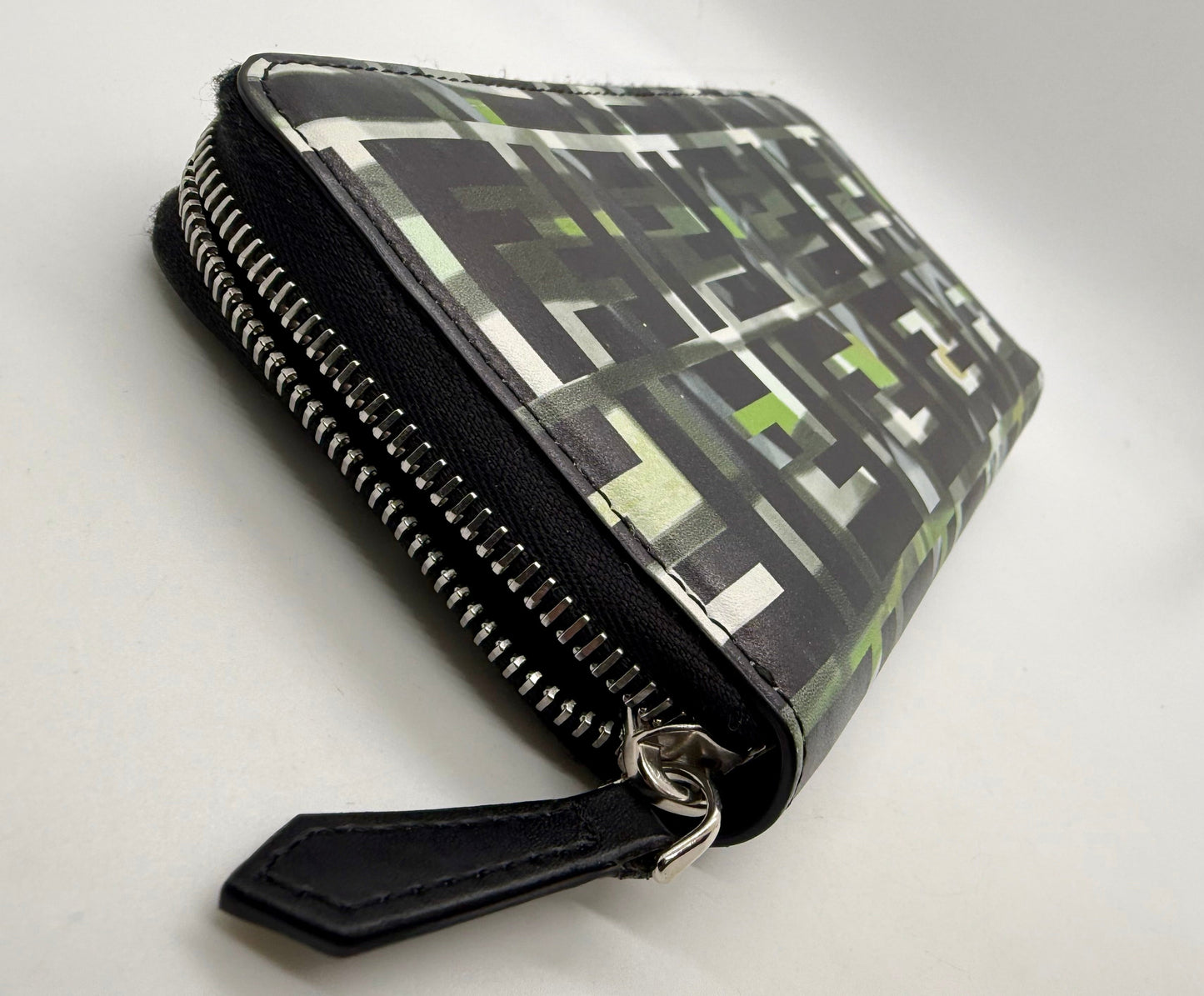 FENDI FF LOGO CAMO ZIP-AROUND WALLET / LONG CLUTCH – NEW / UNUSED